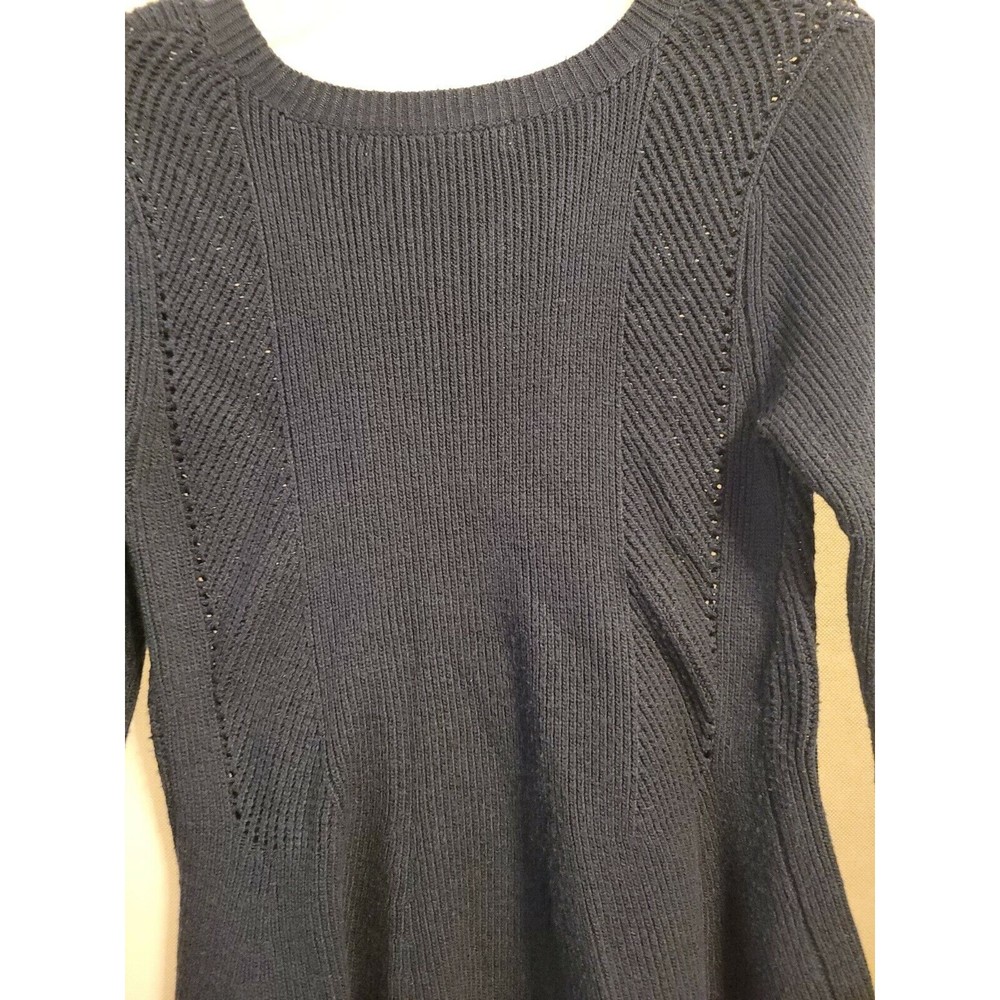 Cupcakes And Cashmere Solid Blue Pullover Sweater… - image 8